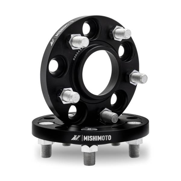 Mishimoto - Mishimoto Wheel Spacers - 5x108 - 63.3 - 15 - M12 - Black