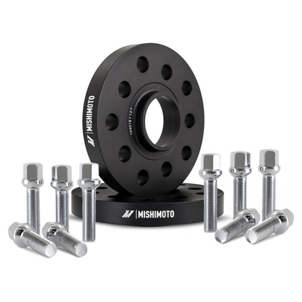 Mishimoto - Mishimoto Wheel Spacers - 5x112 - 57.1 - 15 - M14 - Black