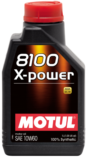 Motul - Motul 1L Synthetic Engine Oil 8100 10W60 X-Power - ACEA A3/B4