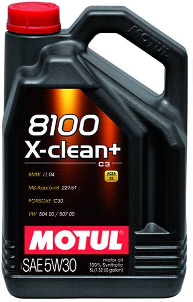 Motul - Motul 5L Synthetic Engine Oil 8100 5W30 X-CLEAN Plus