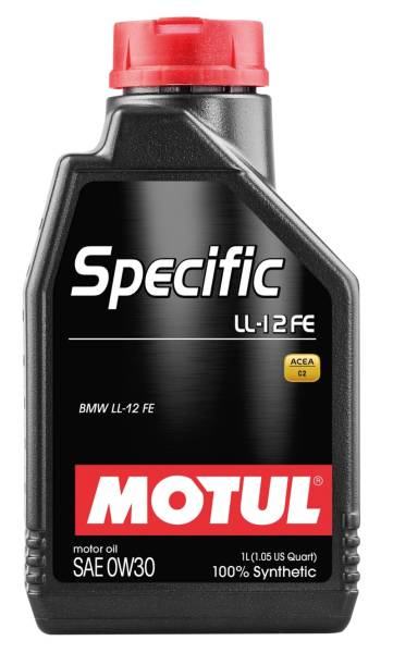 Motul - Motul 1L 100% Synthetic High Performance Engine Oil ACEA C2 BMW LL-12 FE+ 0W30