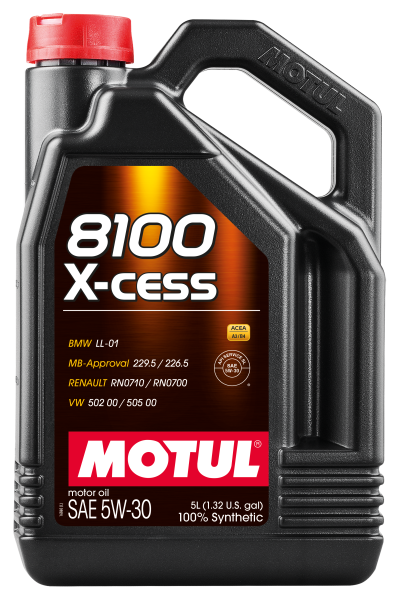 Motul - Motul Synthetic Engine Oil 8100 5W30 X-CESS 5L