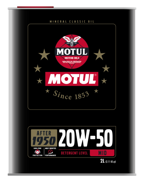 Motul - Motul 20W50 Classic Performance Oil - 10x2L