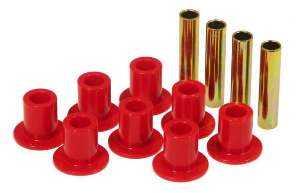 Prothane - Prothane 87-96 Jeep Front Spring & Shackle Bushings - Red