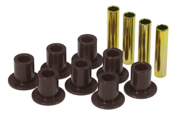 Prothane - Prothane 87-96 Jeep Front Spring & Shackle Bushings - Black