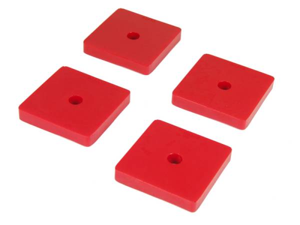 Prothane - Prothane 60+ Jaguar MKII Rear Spring Pad Kits - Red