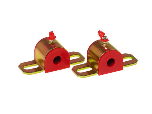 Prothane - Prothane Universal Greasable Sway Bar Bushings - 1/2in - Type A Bracket - Red