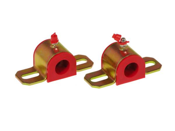 Prothane - Prothane Universal Greasable Sway Bar Bushings - 3/4in - Type A Bracket - Red