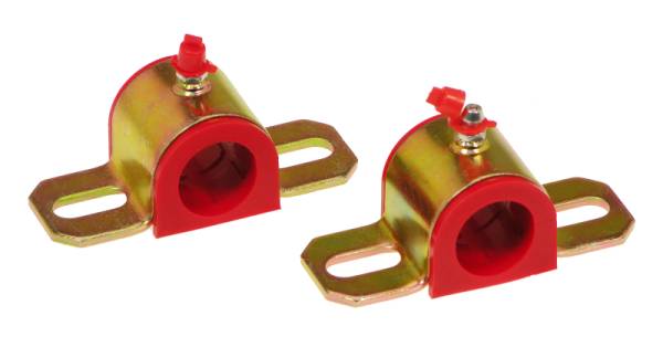 Prothane - Prothane Universal Greasable Sway Bar Bushings - 15/16in - Type A Bracket - Red