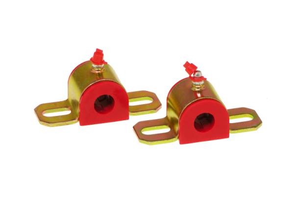 Prothane - Prothane Universal Greasable Sway Bar Bushings - 16MM - Type A Bracket - Red