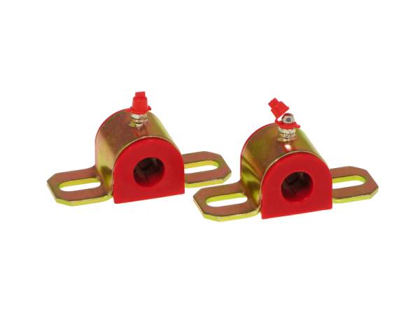 Prothane - Prothane Universal Greasable Sway Bar Bushings - 17MM - Type A Bracket - Red