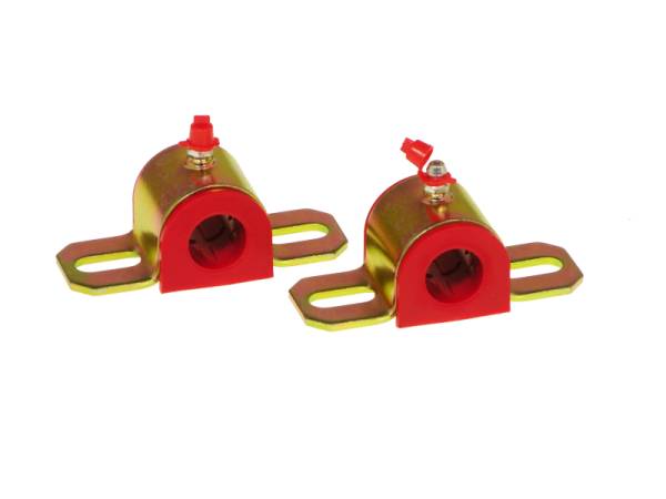 Prothane - Prothane Universal Greasable Sway Bar Bushings - 19MM - Type A Bracket - Red