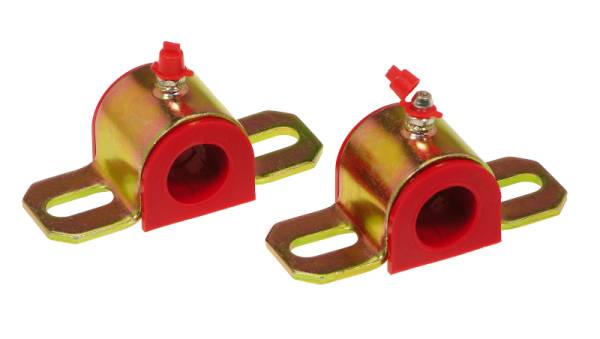 Prothane - Prothane Universal Greasable Sway Bar Bushings - 21MM - Type A Bracket - Red