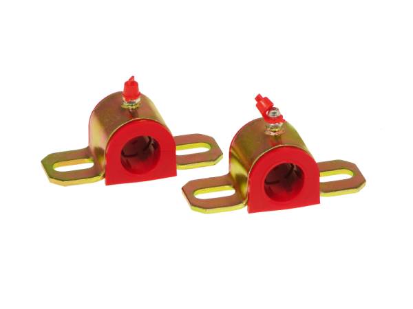 Prothane - Prothane Universal Greasable Sway Bar Bushings - 22MM - Type A Bracket - Red