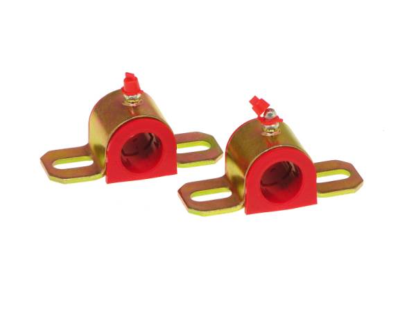 Prothane - Prothane Universal Greasable Sway Bar Bushings - 23MM - Type A Bracket - Red