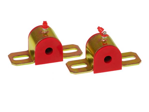 Prothane - Prothane Universal Greasable Sway Bar Bushings - 1/2in - Type B Bracket - Red