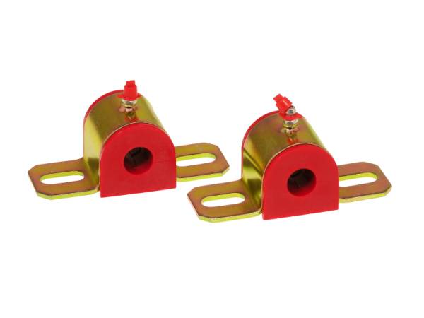 Prothane - Prothane Universal Greasable Sway Bar Bushings - 11/16in - Type B Bracket - Red