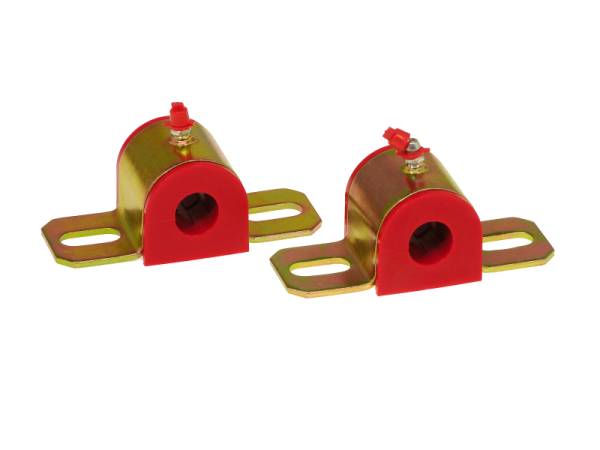 Prothane - Prothane Universal Greasable Sway Bar Bushings - 3/4in - Type B Bracket - Red