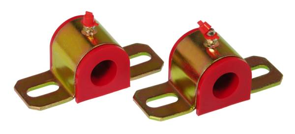 Prothane - Prothane Universal Greasable Sway Bar Bushings - 7/8in - Type B Bracket - Red