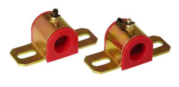 Prothane - Prothane Universal Greasable Sway Bar Bushings - 1in - Type B Bracket - Red