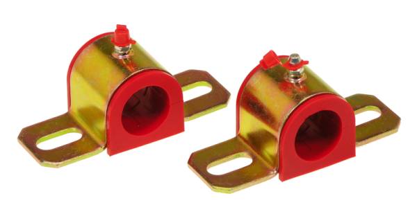 Prothane - Prothane Universal Greasable Sway Bar Bushings - 1 1/8in - Type B Bracket - Red