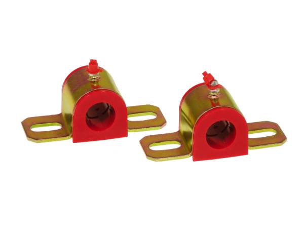 Prothane - Prothane Universal Greasable Sway Bar Bushings - 25MM - Type B Bracket - Red