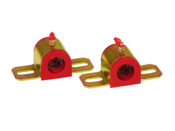 Prothane - Prothane Universal Greasable Sway Bar Bushings - 26MM - Type B Bracket - Red