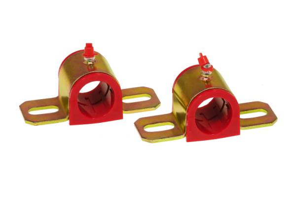 Prothane - Prothane Universal Greasable Sway Bar Bushings - 32MM - Type B Bracket - Red