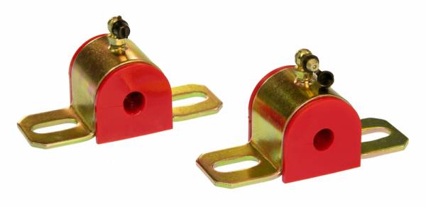 Prothane - Prothane Universal 90 Deg Greasable Sway Bar Bushings - 1/2in - Type B Bracket - Red