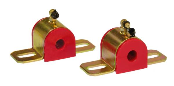 Prothane - Prothane Universal 90 Deg Greasable Sway Bar Bushings - 9/16in - Type B Bracket - Red