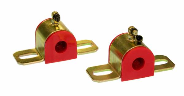 Prothane - Prothane Universal 90 Deg Greasable Sway Bar Bushings - 11/16in - Type B Bracket - Red