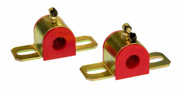 Prothane - Prothane Universal 90 Deg Greasable Sway Bar Bushings - 3/4in - Type B Bracket - Red