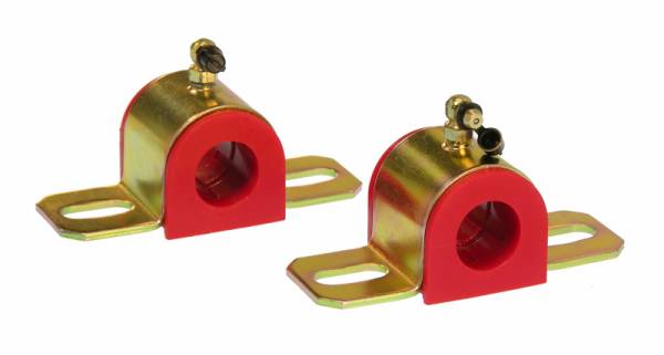 Prothane - Prothane Universal 90 Deg Greasable Sway Bar Bushings - 15/16in - Type B Bracket - Red