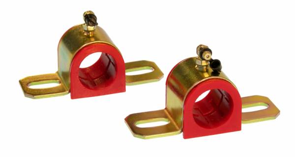 Prothane - Prothane Universal 90 Deg Greasable Sway Bar Bushings - 1 1/4in - Type B Bracket - Red