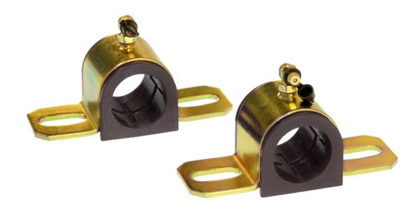 Prothane - Prothane Universal 90 Deg Greasable Sway Bar Bushings - 1 1/4in - Type B Bracket - Black