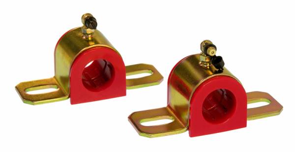 Prothane - Prothane Universal 90 Deg Greasable Sway Bar Bushings - 27MM - Type B Bracket - Red