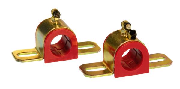 Prothane - Prothane Universal 90 Deg Greasable Sway Bar Bushings - 29MM - Type B Bracket - Red