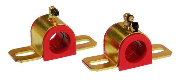 Prothane - Prothane Universal 90 Deg Greasable Sway Bar Bushings - 30MM - Type B Bracket - Red