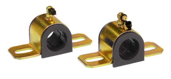 Prothane - Prothane Universal 90 Deg Greasable Sway Bar Bushings - 30MM - Type B Bracket - Black