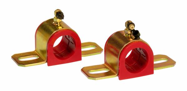 Prothane - Prothane Universal 90 Deg Greasable Sway Bar Bushings - 31MM - Type B Bracket - Red