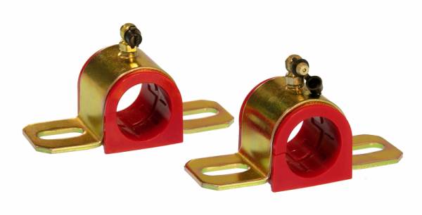 Prothane - Prothane Universal 90 Deg Greasable Sway Bar Bushings - 32MM - Type B Bracket - Red