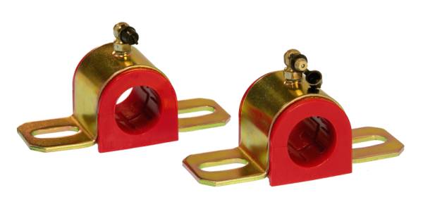 Prothane - Prothane Universal 90 Deg Greasable Sway Bar Bushings - 1 1/16in - Type B Bracket - Red