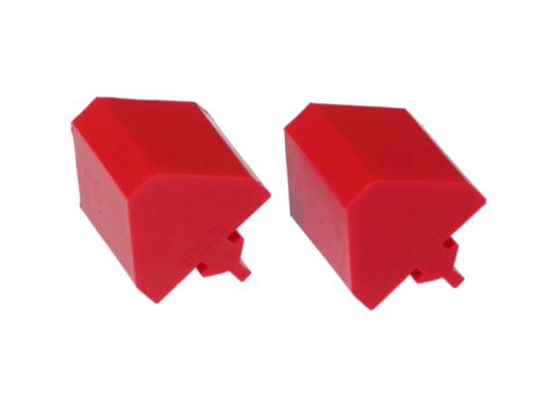 Prothane - Prothane Universal Bump Stop Pull Through Style - Red