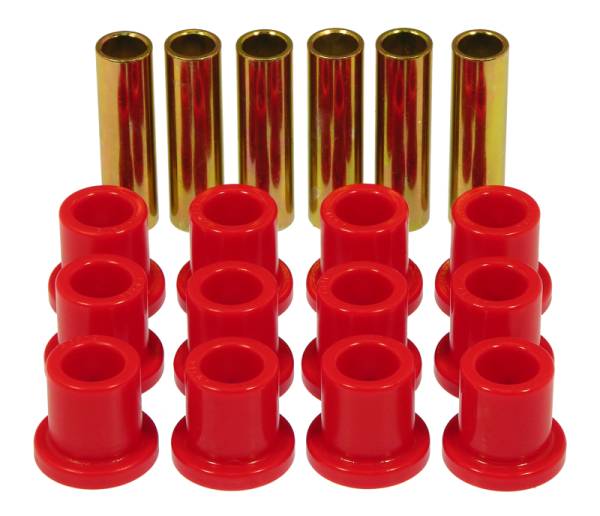 Prothane - Prothane 57-72 Ford F100/F150 Rear Spring & Shackle Bushings - Red