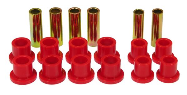 Prothane - Prothane 66-72 Ford F100 4wd Spring & Shackle Bushings - Red