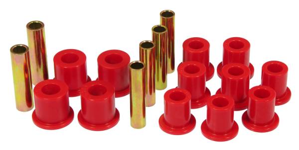 Prothane - Prothane 77-79 Ford F250 4wd Front Spring & Shackle Bushings - Red