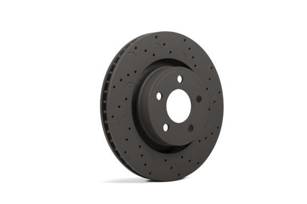 Hawk Performance - Hawk Talon 2013 Dodge Dart Drilled and Slotted Rear Brake Rotor Set