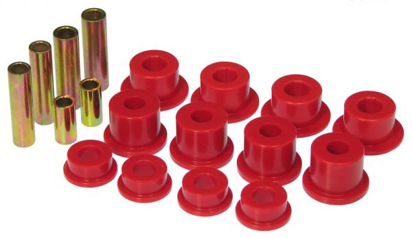 Prothane - Prothane 92-97 Ford F450 2wd Front Leaf Spring Bushings - Red