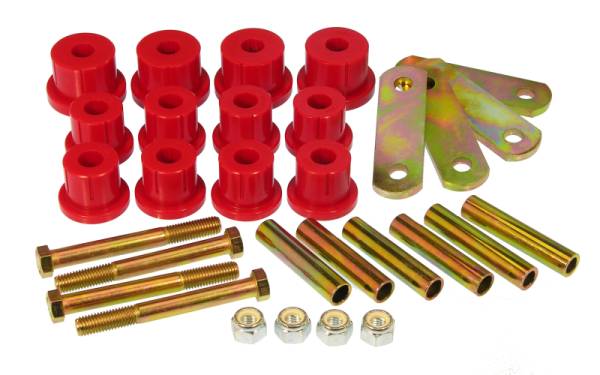 Prothane - Prothane 62-67 Chevy Nova HD Spring & Shackles Bushings - Red