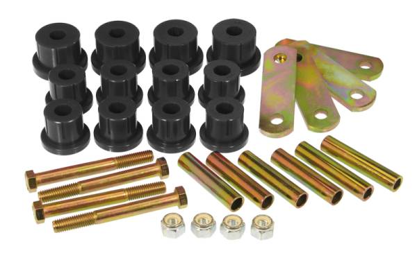 Prothane - Prothane 62-67 Chevy Nova HD Spring & Shackles Bushings - Black